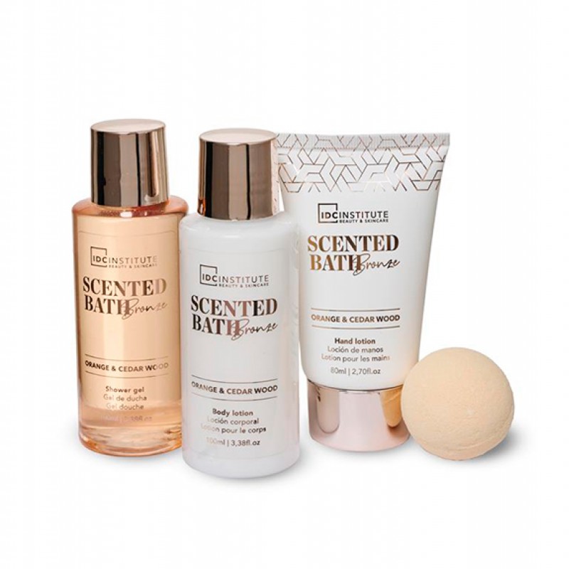 IDC INSTITUTE SCENTED BATHTUB BRONZE Подаръчен комплект IDC INSTITUTE SCENTED BATHTUB BRONZE Подаръчен комплект