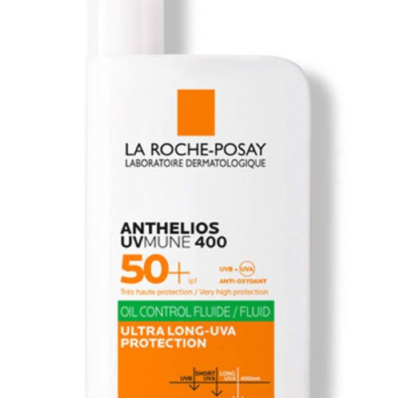 La Roche-Posay Anthelios UVMune 400 Oil Control SPF50+ 50ml Ла Рош-Позе Слънцезащитен флуид за мазна кожа