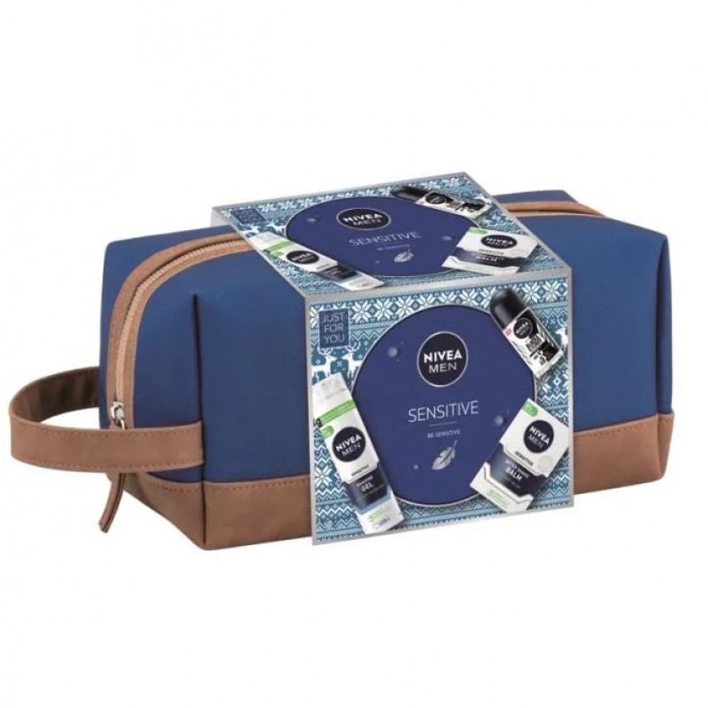 Nivea Men Sensitive Нивеа Комплект за мъже с несесер 