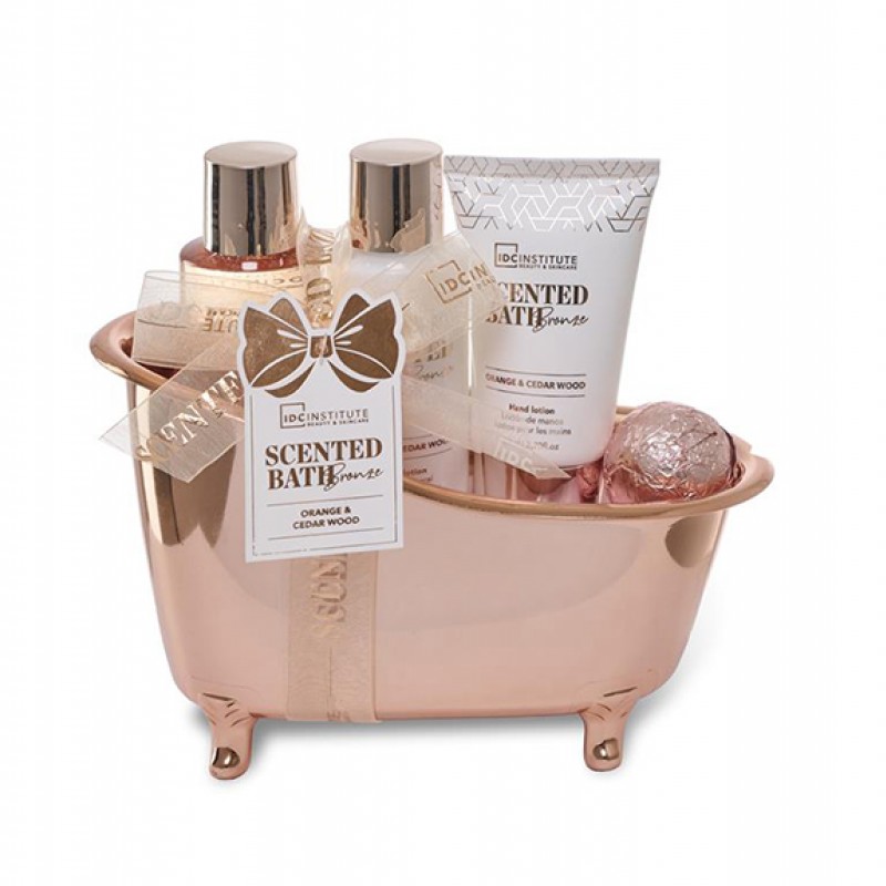 IDC INSTITUTE SCENTED BATHTUB BRONZE Подаръчен комплект 