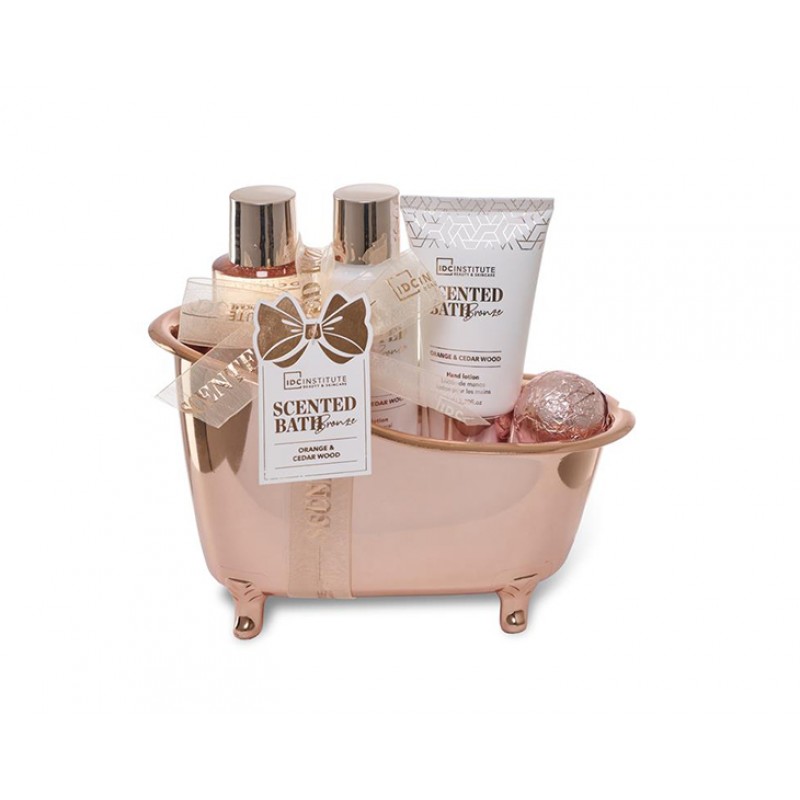 IDC INSTITUTE SCENTED BATHTUB BRONZE Подаръчен комплект 