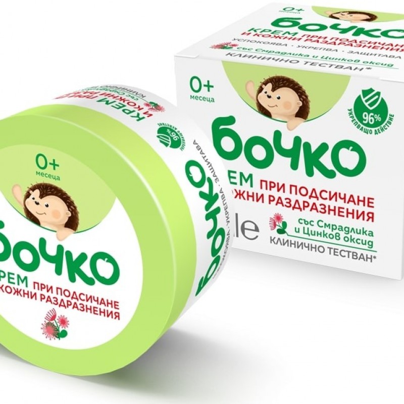 Бочко Крем при подсичане и кожни раздразнения 0+ 50мл Бочко Крем при подсичане и кожни раздразнения 0+ 50мл