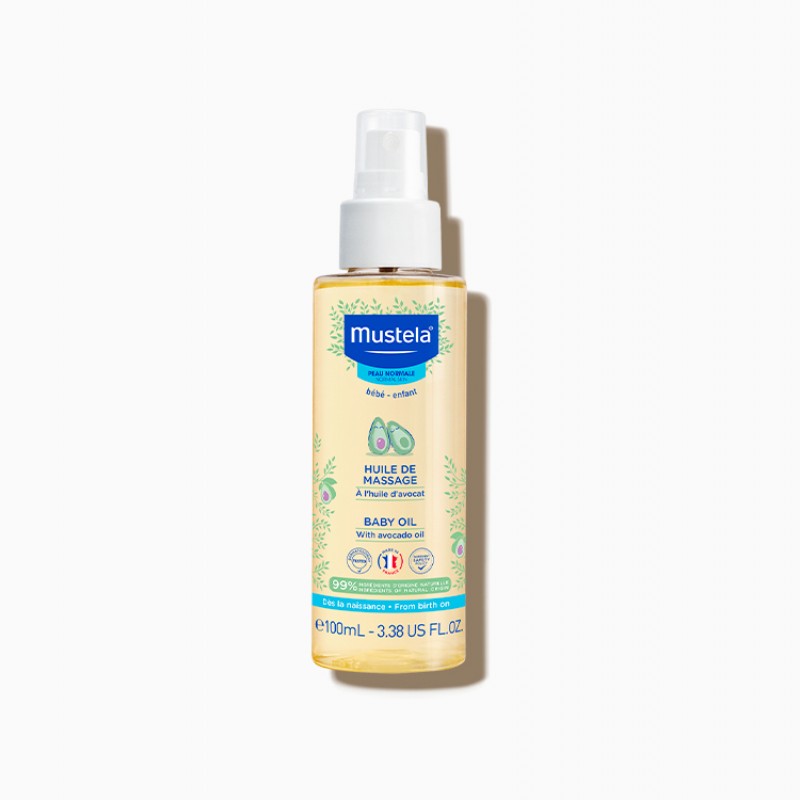 Mustela Baby Oil 100ml Масажно олио-спрей Mustela Baby Oil 100ml Масажно олио-спрей