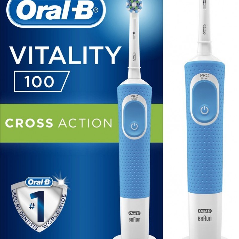 Oral-B Vitality 100 Cross Action Електрическа четка за зъби Oral-B Vitality 100 Cross Action Електрическа четка за зъби