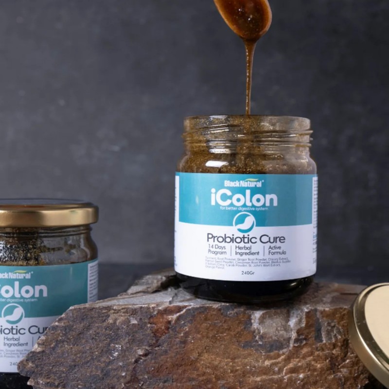Black Natural Icolon Probiotic Cure 240gr Айколон Натурална Пробиотична Смес Black Natural Icolon Probiotic Cure 240gr Айколон Натурална Пробиотична Смес